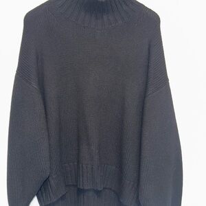 COS Black Turtleneck Cashmere Sweater for Women